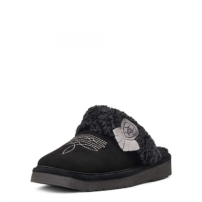 ARIAT Women's Jackie Square Toe Slipper Black - AR2829-001