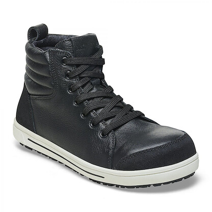 BIRKENSTOCK Unisex QS 700 High Top Steel Toe Work Shoe Black (regular width) - 1011235