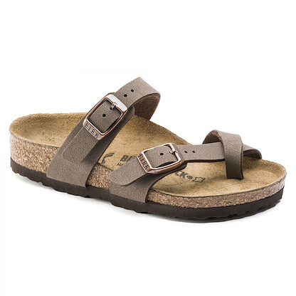 BIRKENSTOCK Girls' Mayari Kids Sandal Mocha Burkibuc - 1014177