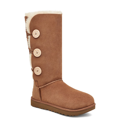 UGG Women's Bailey Button Triplet II Boot Chestnut - 1016227-CHE