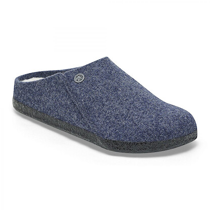 BIRKENSTOCK Unisex Zermatt Shearling Dark Blue Wool/Natural Shearling (regular width) - 1017535