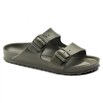 BIRKENSTOCK Unisex Arizona Essentials EVA Sandal Khaki (regular width) - 1019094