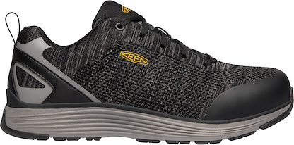 KEEN Utility Women's Sparta Aluminum Toe ESD Work Shoe Black/Grey Flannel - 1021350