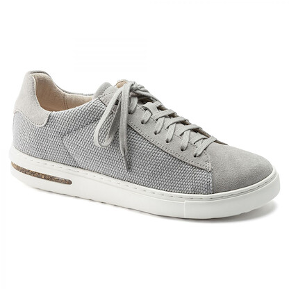 BIRKENSTOCK Women's Bend Low Sneaker Whale Gray Canvas/Suede (narrow width) - 1022590