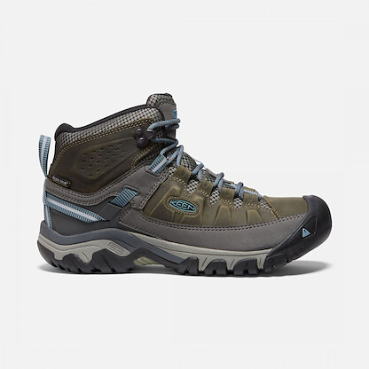 KEEN Women's Targhee III Mid Waterproof Hiking Boot Magnet/Atlantic Blue - 1023040