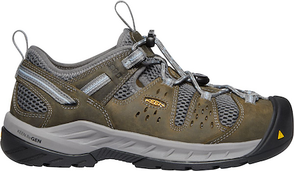 KEEN Utility Women's Atlanta Cool II Steel Toe ESD Work Shoe Gargoyle/Blue -1023220