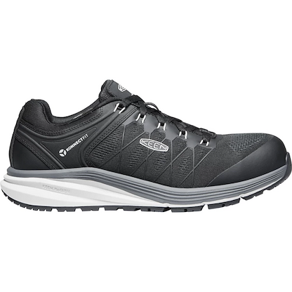 KEEN Utility Men's Vista Energy ESD Carbon-Fiber Toe Work Shoes Vapor/Black - 1024604