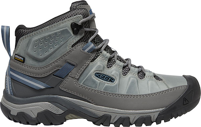 KEEN Women's Targhee III Mid Waterproof Hiking Boot Drizzle/Captains Blue - 1026862