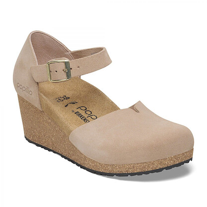 Papillio by BIRKENSTOCK Women's Mary Sandal Warm Sand Suede (narrow width) - 1029082