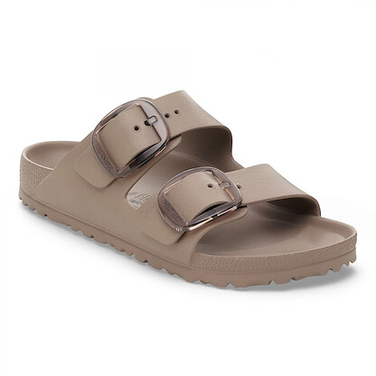 BIRKENSTOCK Women's Arizona Big Buckle Essentials EVA Sandal Gray Taupe (narrow width) - 1030389