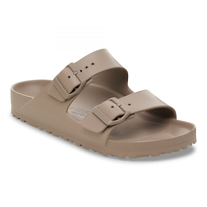 BIRKENSTOCK Women's Arizona Essentials EVA Sandal Gray Taupe (narrow width) - 1030466