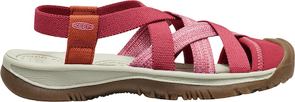 KEEN Women's Whisper Lattice Sandal Garnet/Burnt Brick - 1031978