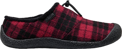 KEEN Women's Howser 3 Slide Slip-ons Frontier Flannel Red - 1032616