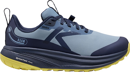 KEEN Women's Roam Trail Running Shoe Faded Denim/Lemon Grass - 1032761