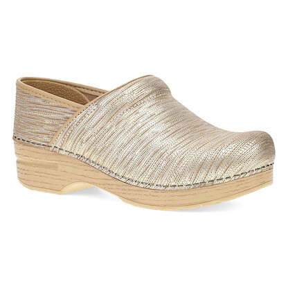 Dansko Women's Professional Clog Gold Weave Leather - 1064301421