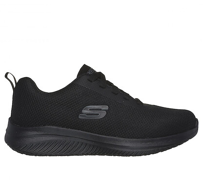 SKECHERS WORK Women's Relaxed Fit Ultra Flex 3.0 Slip Resistant Soft Toe EH Work Shoe Black - 108176-BLK