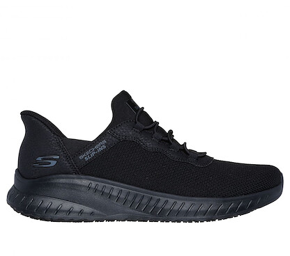SKECHERS WORK Women's Slip-Ins Squad Chaos SR - Jasul Black - 108194-BLK