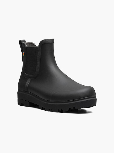 BOGS Womens Holly Chelsea Rain Boot Black - 72781-001