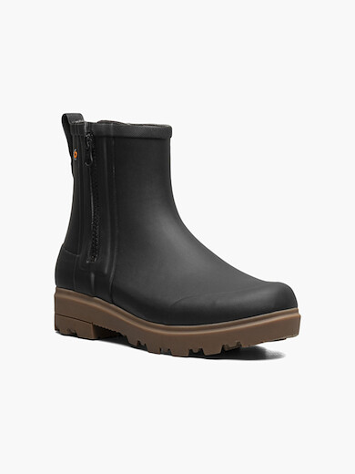 BOGS Womens Holly Rain Zip Black - 73131-001