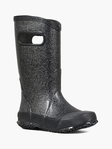 BOGS Kids Rainboot Glitter Black - 72399-011