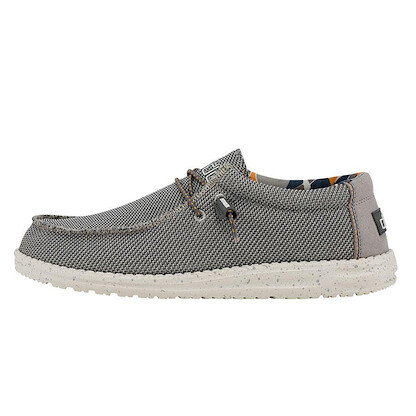 HEY DUDE Shoes Men's Wally Sox Asphalt - 110352167