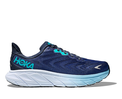 HOKA Men's Arahi 6 Outer Space/Bellweather Blue  - 1123194-OSBB & 1123196-OSBB