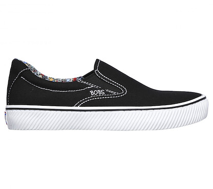 Skechers Women's BOBS B Wild - Secret Star Sneaker Black - 113197/BLK