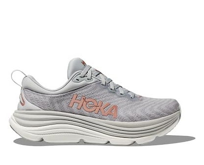 HOKA Women's Gaviota 5 Running Shoe Harbor Mist/Rose Gold - 1134235-HMRG