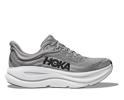 HOKA Men's Bondi 9 X-Wide Running Shoes Galactic Grey/Stellar Grey - 1162011-GCTC