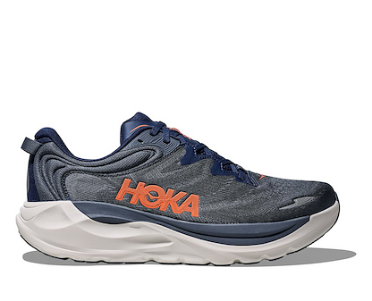 HOKA Men's Gaviota 6 Wide Running Shoes Midnight Blue/Faded Navy - 1171934-MLFD