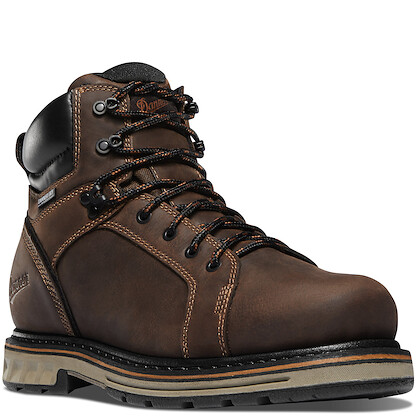 DANNER WORK Men's 6" Steel Yard Steel Toe Waterproof Work Boot Brown - 12531