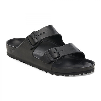 BIRKENSTOCK Unisex Arizona Essentials EVA Sandal Black (regular width) - 0129421