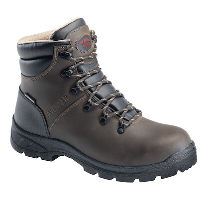Avenger Men's 6" Builder Soft Toe EH Work Boots Brown - A8625