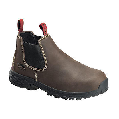 Avenger Women's Flight Romeo Alloy Toe ESD Waterproof Work Boots Brown - A7160