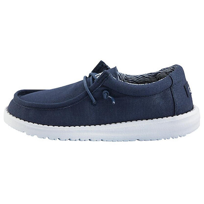 HEY DUDE Shoes Boy's Wally Youth Navy - 130132500
