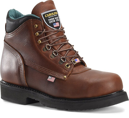 CAROLINA Men's 6” Sarge Lo USA Union Made Steel Toe Work Boot Amber Gold - 1309