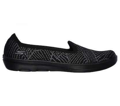 Skechers Women's On-The-go Bliss Slip-On Black/Grey - 16510-BKGY