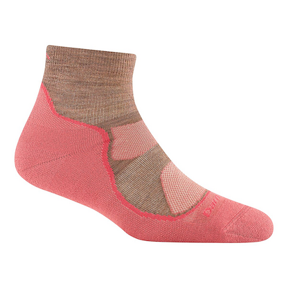 Darn Tough Women's Light Hiker Quarter Lightweight with Cushion Socks Canyon - 1987-CANYON