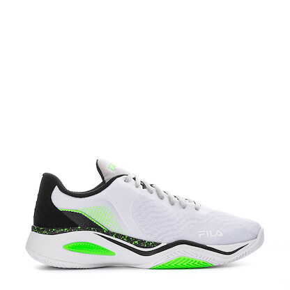 FILA Men's Rediscover Basketball Shoe White/Black/Green Gecko - 1BM02509-116
