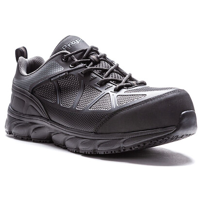 Propet Men's Seeley II Composite Toe PR Waterproof Work Shoe Black/Grey - MAU012MBGR