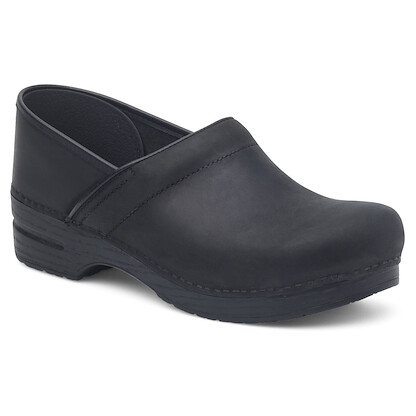 Dansko Men's Professional Clog Black Oiled Leather - 206020202-MENS