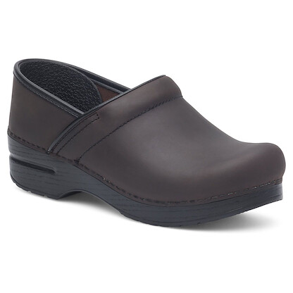 Dansko Men's Professional Clog Wide Antique Brown/Black - 299780202-MENS