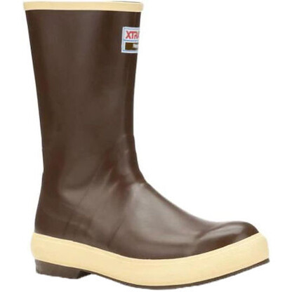 XTRATUF Men's 12" Legacy Soft Toe Waterproof Work Boot Brown - 22172G