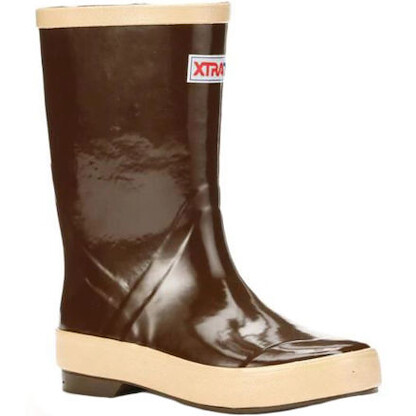 XTRATUF Big Kids' 8" Legacy Waterproof Boot Brown - 22680G
