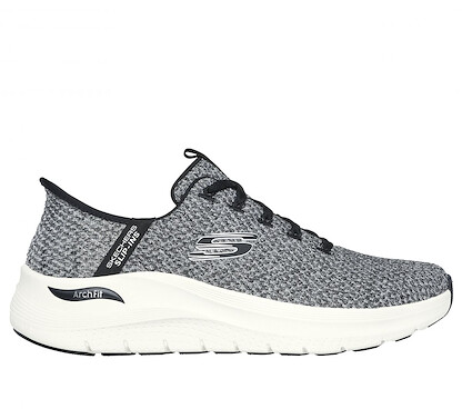 Skechers Men's Slip-Ins: Arch Fit 2.0 - Look Ahead Sneaker White/Black - 232462-WBK
