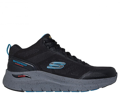 Skechers Men's Arch Fit 2.0 Draske Sneaker Black/Charcoal/Blue - 232951-BCBL