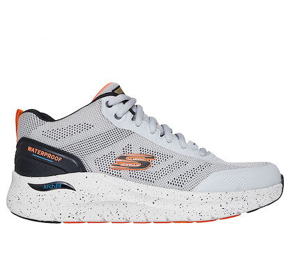 Skechers Men's Arch Fit 2.0 Draske Sneaker Gray/Orange - 232951-GYOR