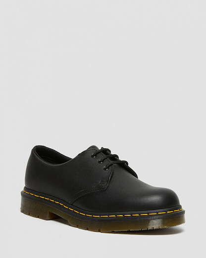 Dr Martens Unisex 1461 Slip Resistant Oxford Black Industrial Full Grain Leather - 24381001