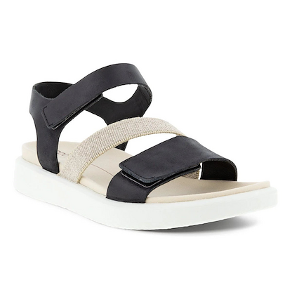 ECCO Women's Flowt 2 Band Sandal Black - 273713-02001