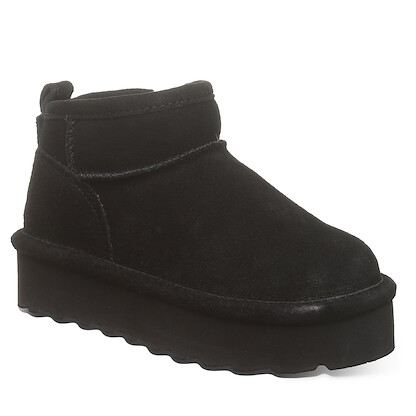 BEARPAW Unisex Retro Shorty Boot Black II - 2940Y-011